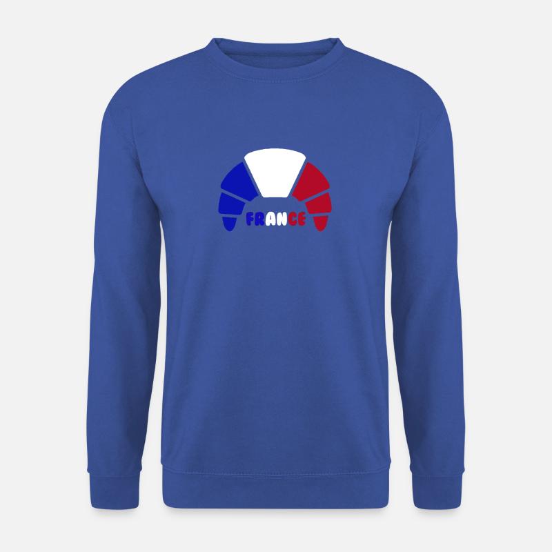 croissant france - Unisex Pullover - Royalblau
