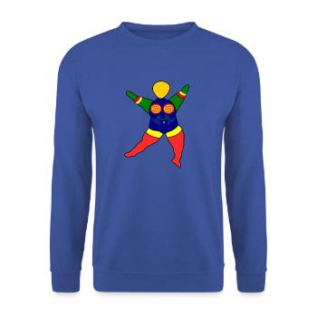Nana - Nana - Unisex Sweatshirt - royal blue - Front - Alina (178cm) & Michal (187cm)