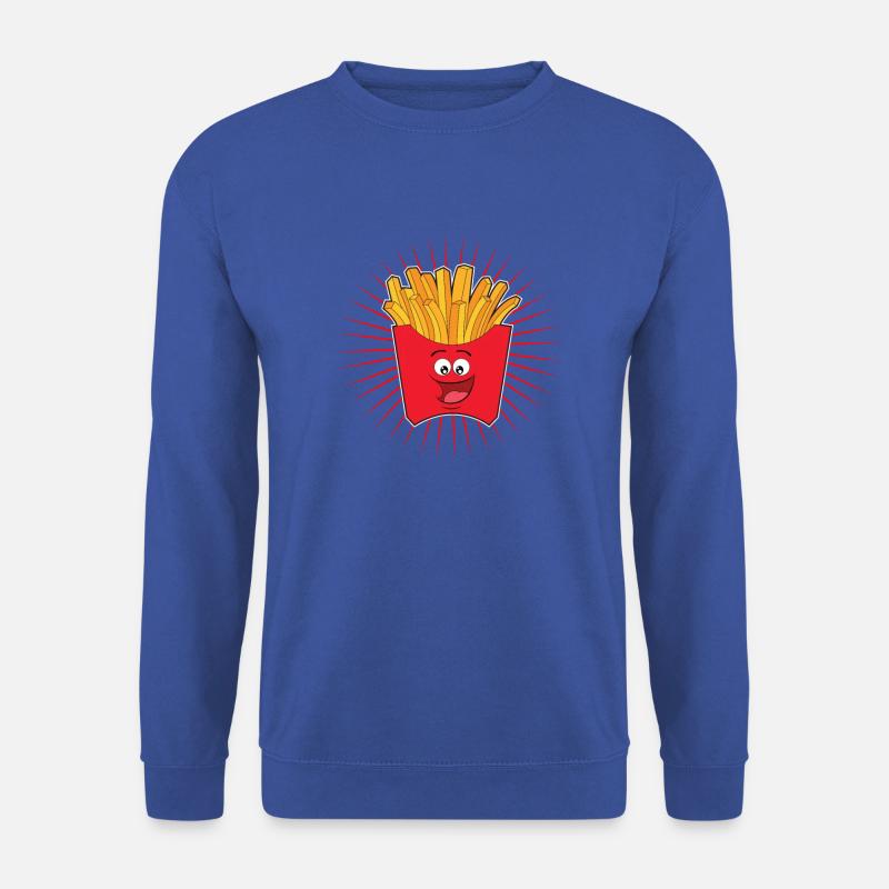 Pommes - Unisex Pullover - Royalblau