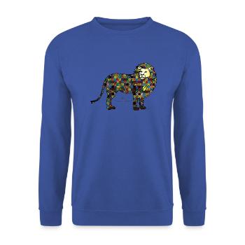 Fort comme un lion - Les gardiens d'Orbis - Sweat-shirt Unisexe - bleu royal - Devant - Alina (178cm) & Michal (187cm)