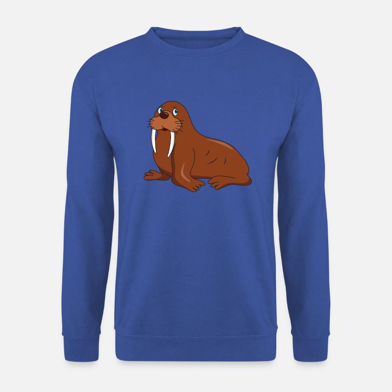 Walross - Unisex Pullover - Royalblau