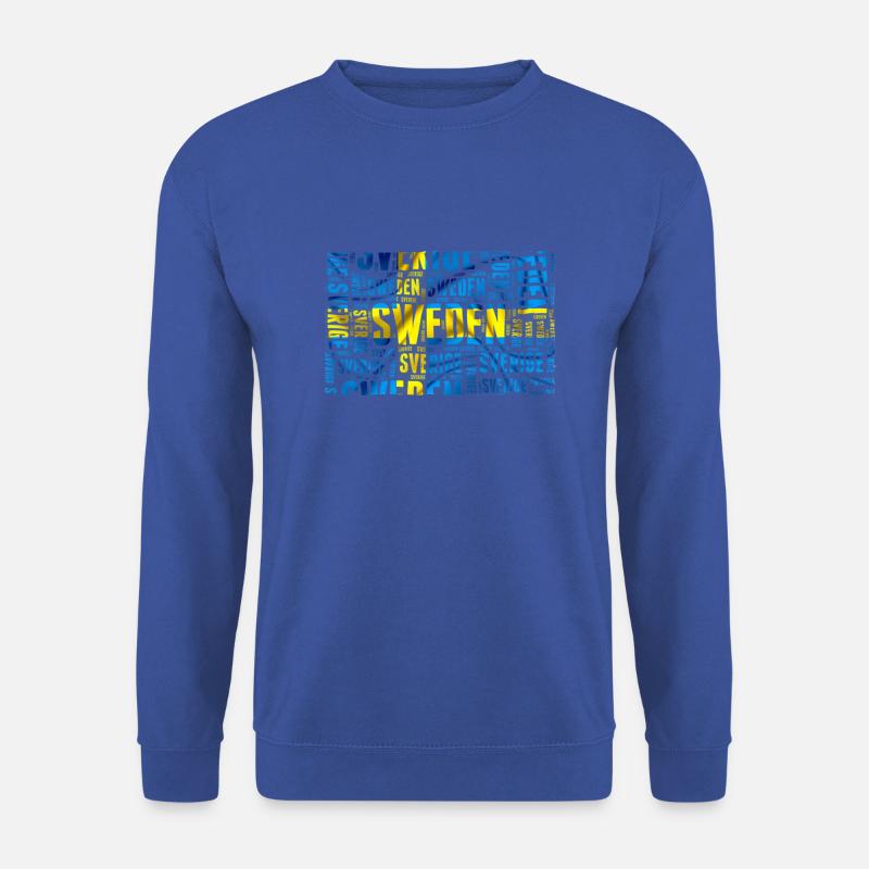 Schweden Flagge - Unisex Pullover - Royalblau