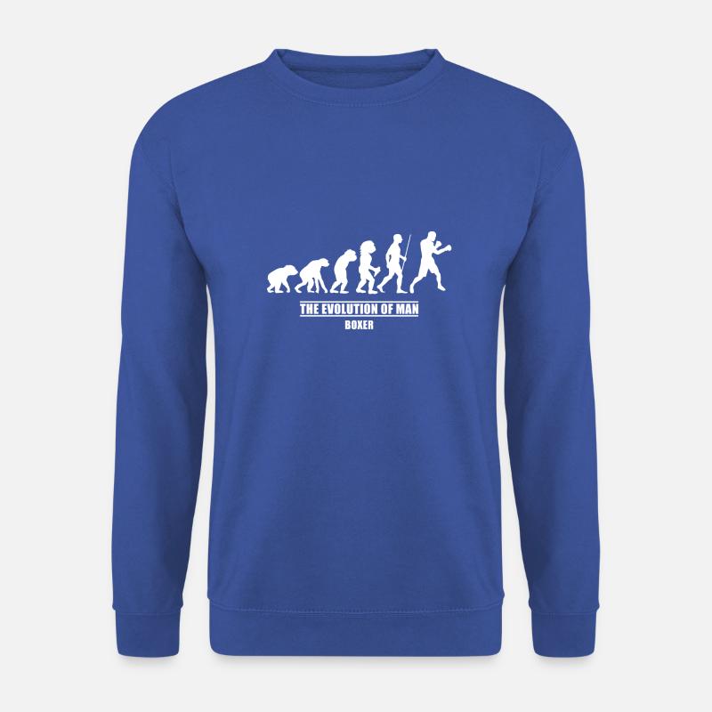 Boxer evolution shirt - Unisex Sweatshirt - royal blue