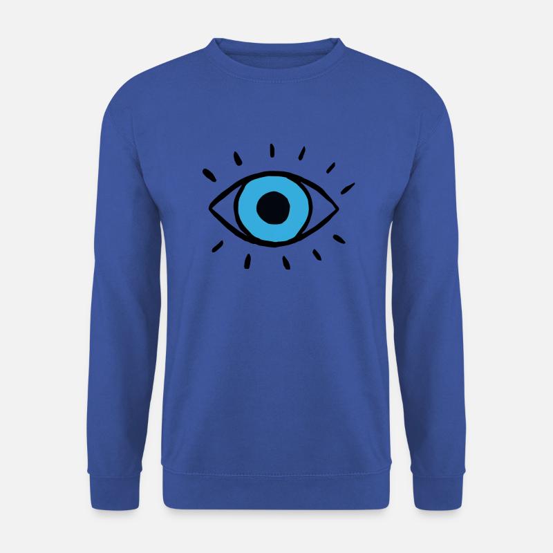 Das Auge - Illustration - Unisex Pullover - Royalblau