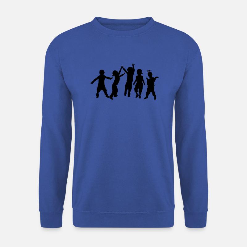 kids having fun Kinder haben Lebensfreude - Unisex Pullover - Royalblau