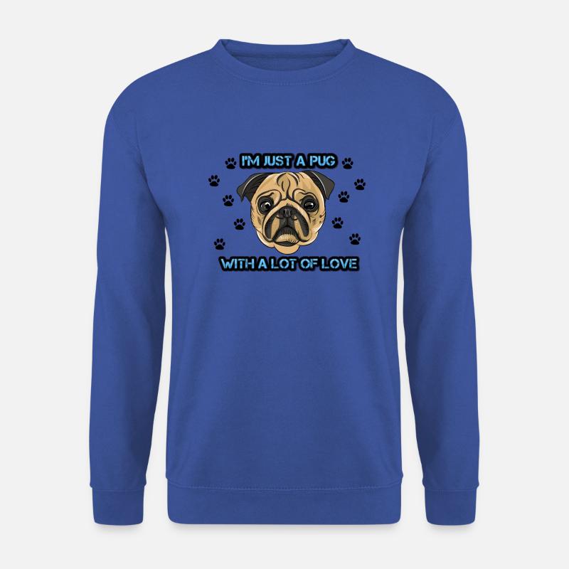 PUG - Unisex Pullover - Royalblau