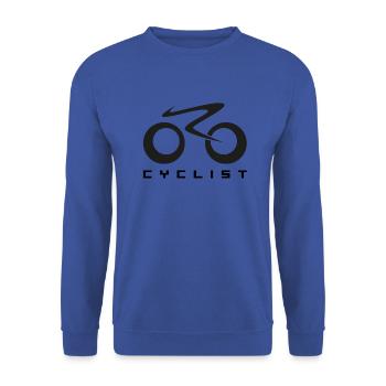 Cyclist - Sweat-shirt Unisexe - bleu royal - Devant - Alina (178cm) & Michal (187cm)
