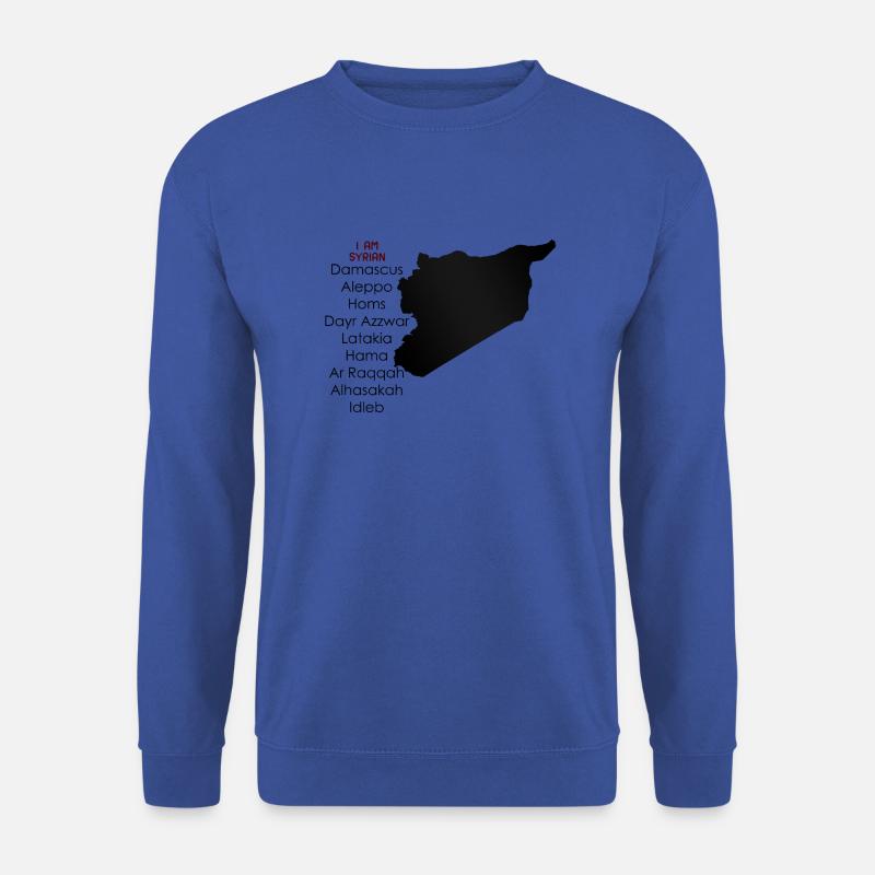 i am syrian - Unisex Pullover - Royalblau