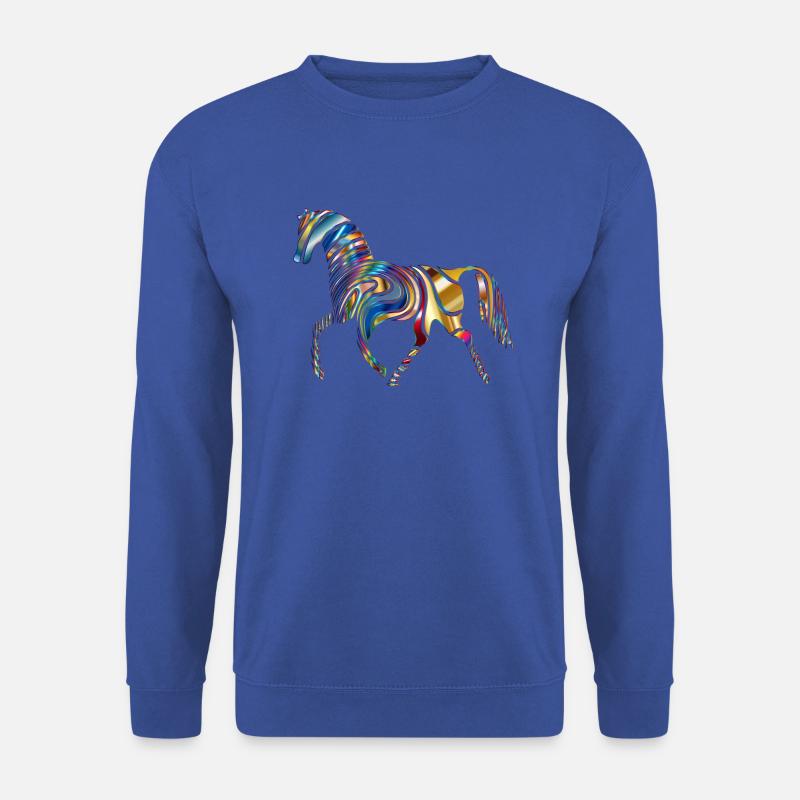 Pferd - Unisex Pullover - Royalblau