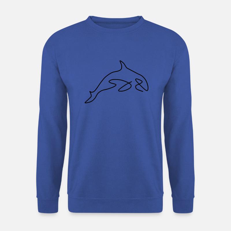 Orca - Unisex Pullover - Royalblau