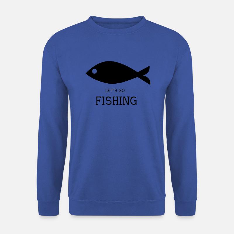Fischen - Unisex Pullover - Royalblau