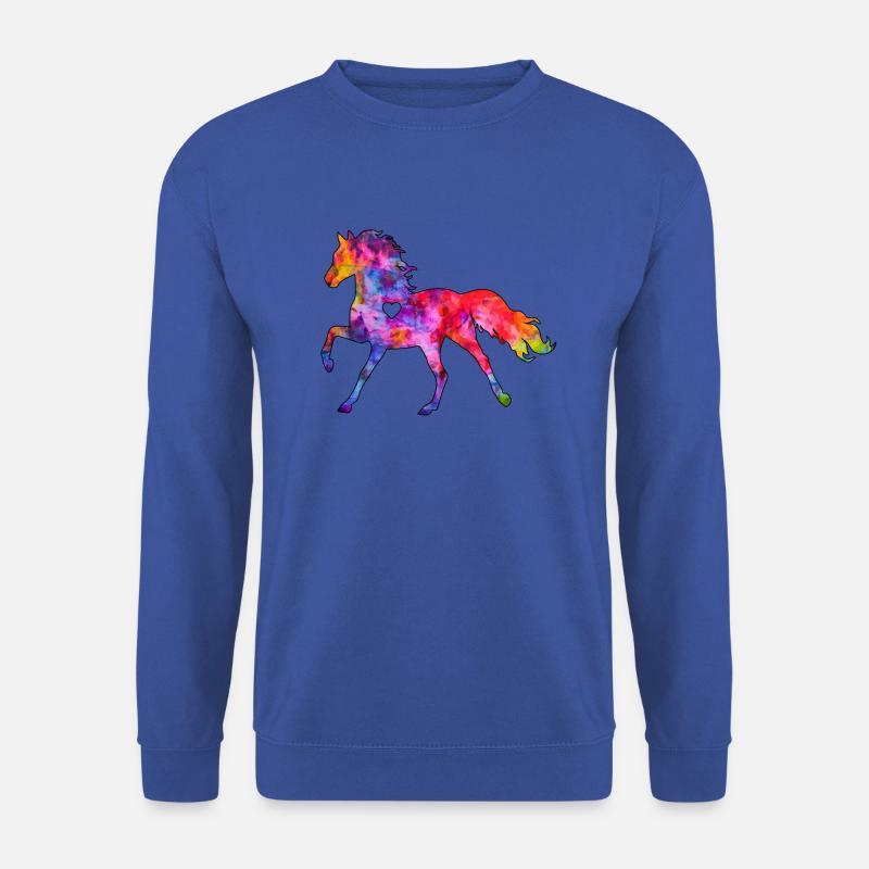 Pferd mit Herz - Unisex Pullover - Royalblau