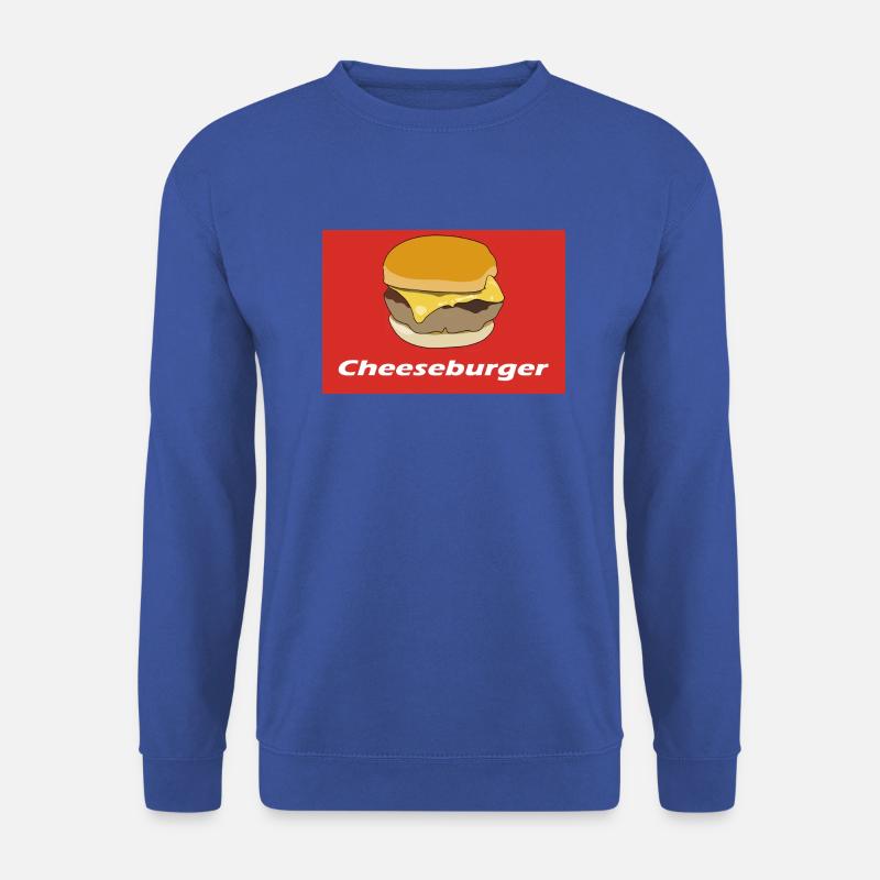 cheeseburger - Unisex Sweatshirt - royal blue