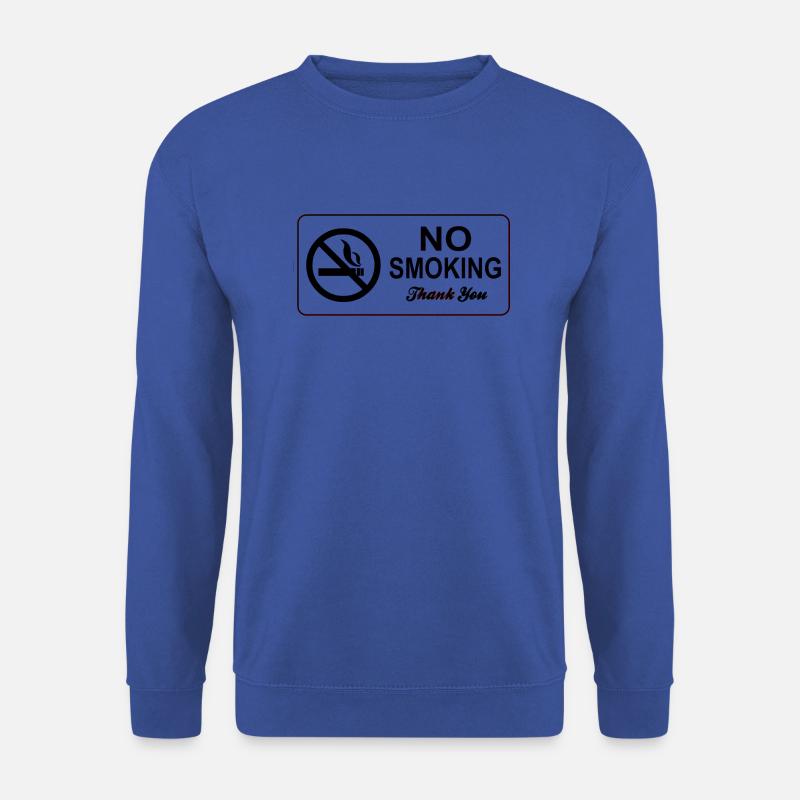 no smoking - Unisex Pullover - Royalblau