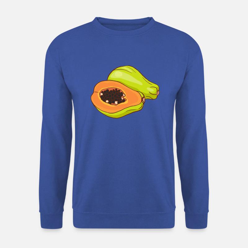 Papaya Melonenbaum Papayabaum - Unisex Pullover - Royalblau