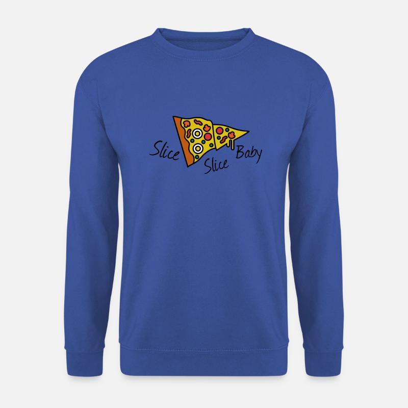 Pizza - Unisex Pullover - Royalblau