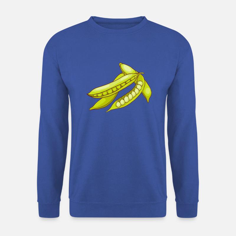Erbsen Gartenerbsen Speiseerbsen - Unisex Pullover - Royalblau