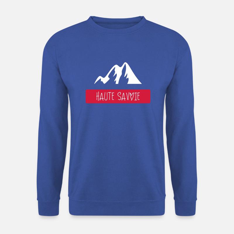 Wappen Berge Haute Savoie Heart - Unisex Pullover - Royalblau