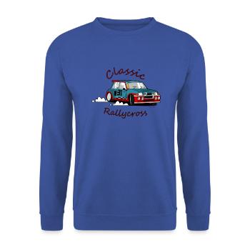 Rallycross - Unisex Pullover - Royalblau - Vorne - Alina (178cm) & Michal (187cm)