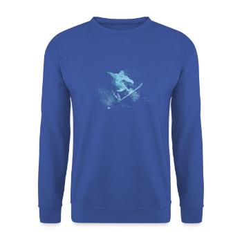 snowboard - Unisex Sweatshirt - royal blue - Front - Alina (178cm) & Michal (187cm)