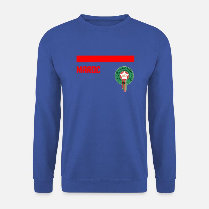 Trikot Marokko 2018 - Unisex Pullover - Royalblau
