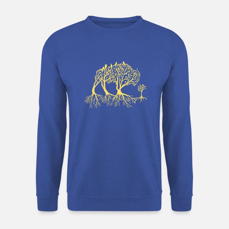 Wald-Wisent in gelb - Unisex Pullover - Royalblau