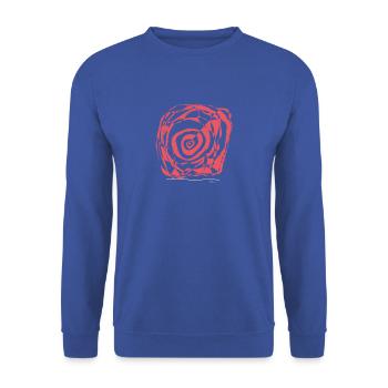 Line color - Unisex Sweatshirt - royal blue - Front - Alina (178cm) & Michal (187cm)