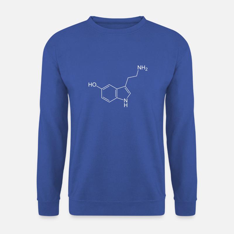 Serotonin Strukturformel - Unisex Pullover - Royalblau