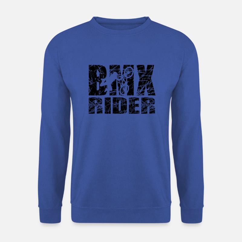 BMX RIDER - Unisex Pullover - Royalblau