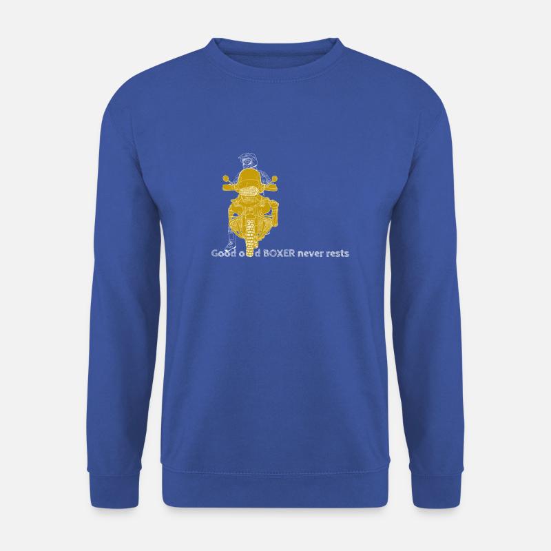 Boxer - Reiseenduro Motorrad mit Fahrer - Unisex Pullover - Royalblau