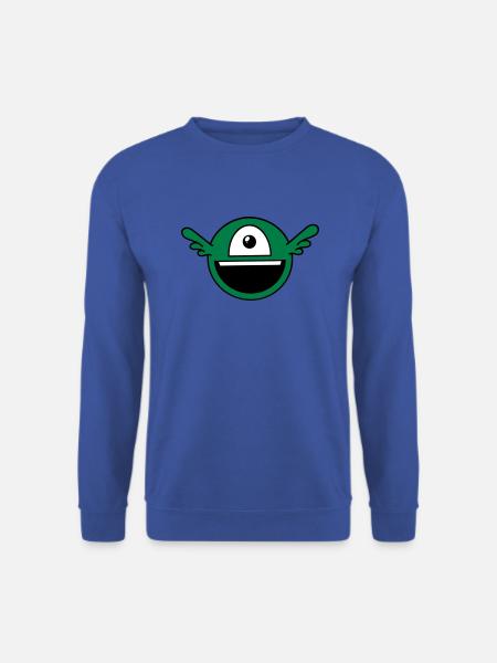 Funny one-eyed alien - Unisex Sweatshirt - royal blue
