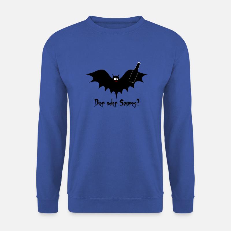 Fledermaus Bier - Unisex Pullover - Royalblau