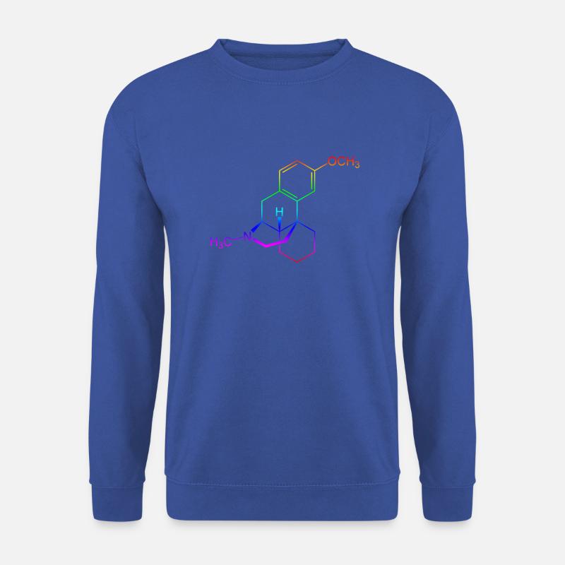 Dextromethorphan DXM Strukturformel - Unisex Pullover - Royalblau