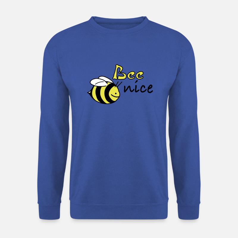 bee nice - Unisex Pullover - Royalblau