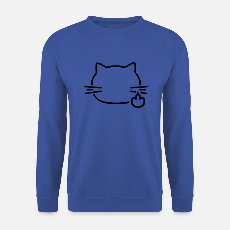 Chat fuck - Sweat-shirt Unisexe - bleu royal