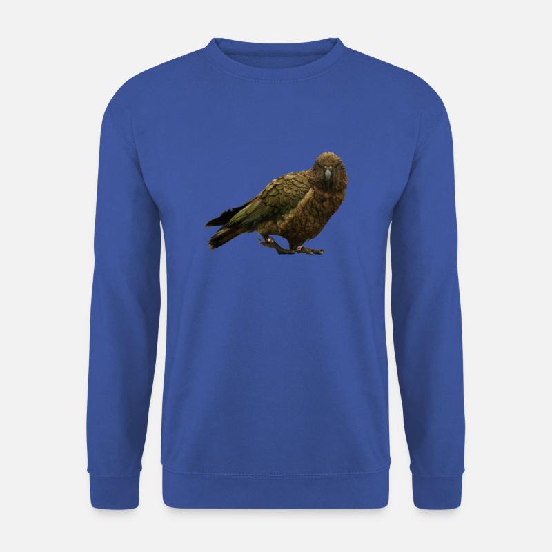 Vogel, Kea, Moonwalk - Unisex Pullover - Royalblau