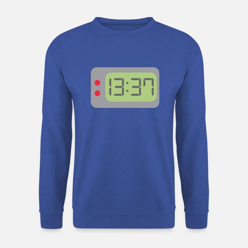Uhr 1337 - Unisex Pullover - Royalblau