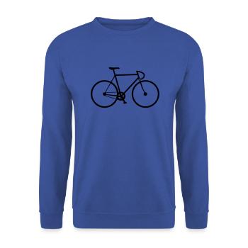 Bicycle - Unisex Sweatshirt - royal blue - Front - Alina (178cm) & Michal (187cm)