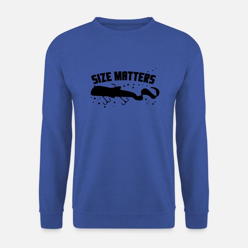 La taille compte - Sweat-shirt Unisexe - bleu royal