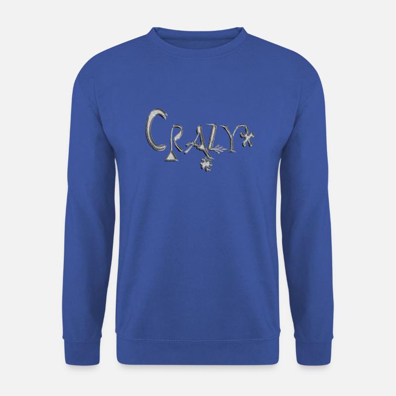 Crazy - Unisex Pullover - Royalblau