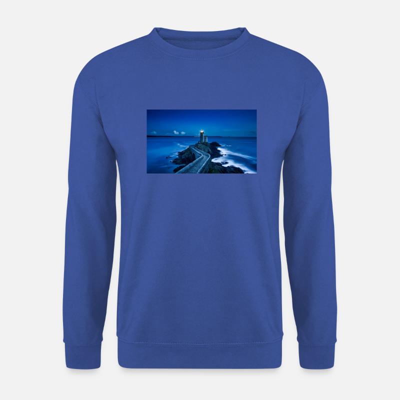 Coast with lighthouse - Unisex Sweatshirt - royal blue