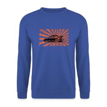 ImprezaRising - Unisex Sweatshirt - royal blue - Front - Alina (178cm) & Michal (187cm)