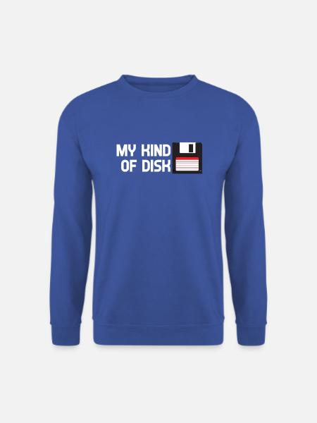 Disc Diskette Floppydisk Retro C64 Amiga - Unisex Pullover - Royalblau