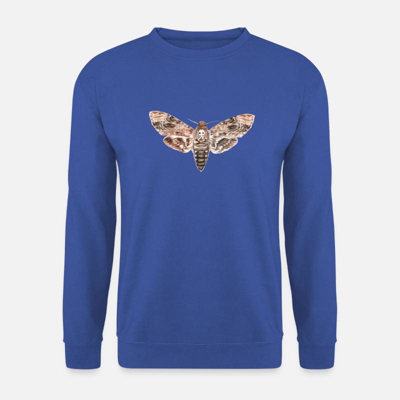 Nachtschwärmer - Totenkopf Motte - Unisex Pullover - Royalblau