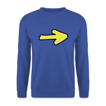 Flèche XIIa - Sweat-shirt Unisexe - bleu royal - Devant - Alina (178cm) & Michal (187cm)