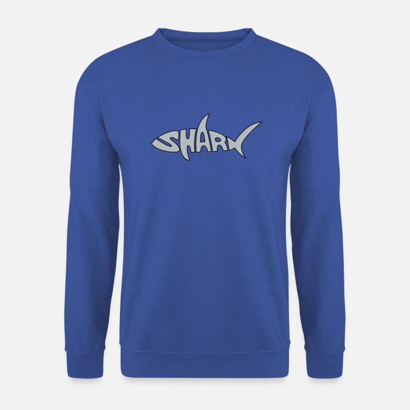 Shark, Hai, Fisch, Meerestier, Gefahr - Unisex Pullover - Royalblau