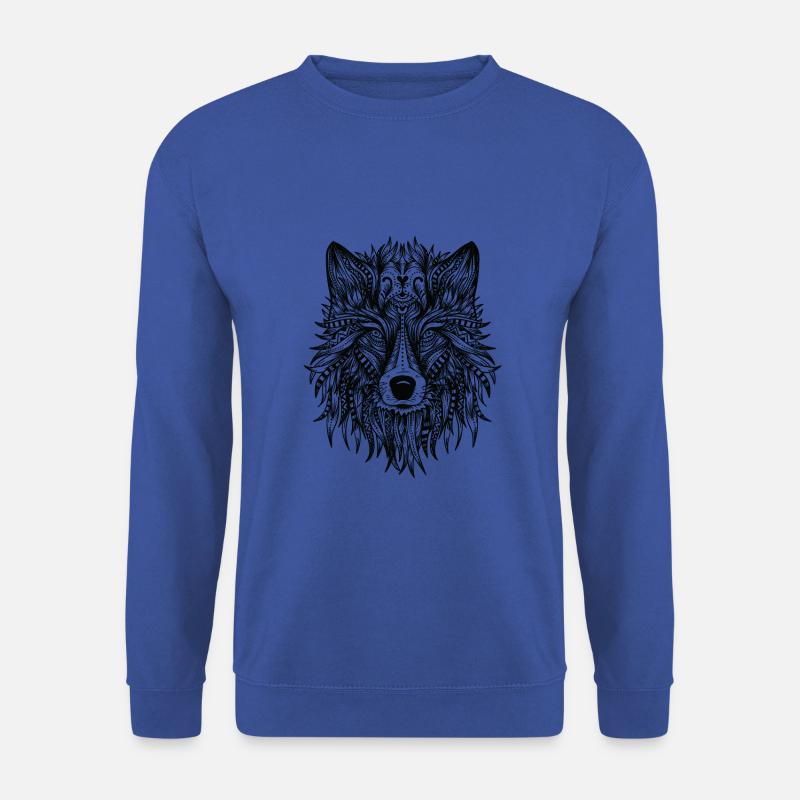 Wolf head - Unisex Sweatshirt - royal blue