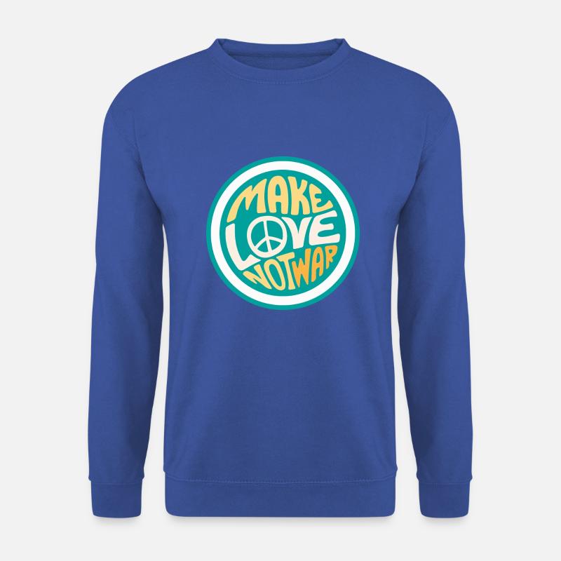 Make Love Not War - Unisex Sweatshirt - royal blue