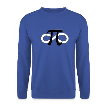 Die Unendlichkeit - Unisex Pullover - Royalblau - Vorne - Alina (178cm) & Michal (187cm)