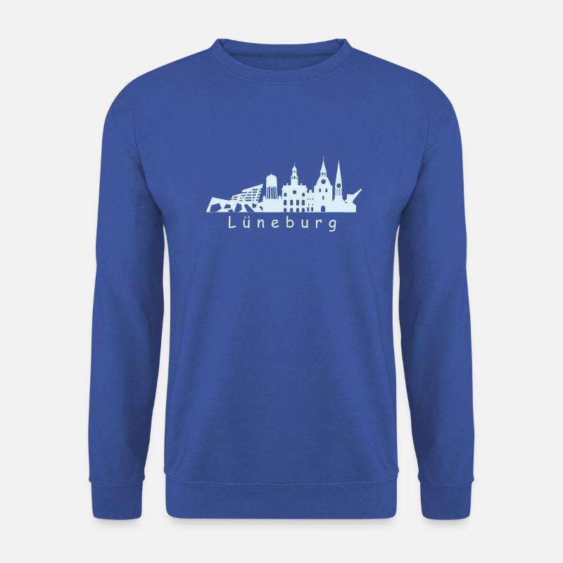 Lüneburg Skyline - Unisex Pullover - Royalblau